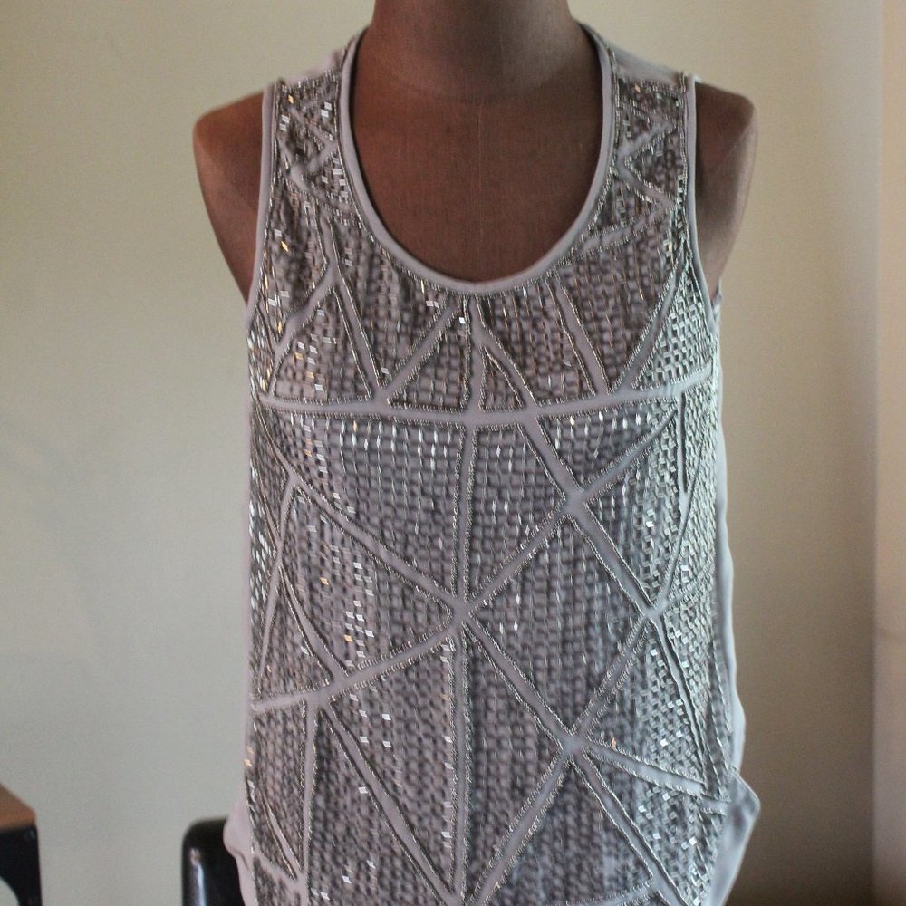 Olive & Oak Olive And Oak Beaded Top